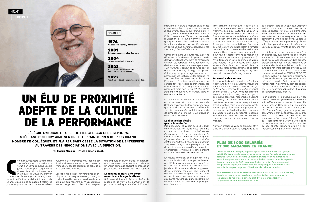 CFE-CGC LE MAGAZINE I N°30 MARS 2026